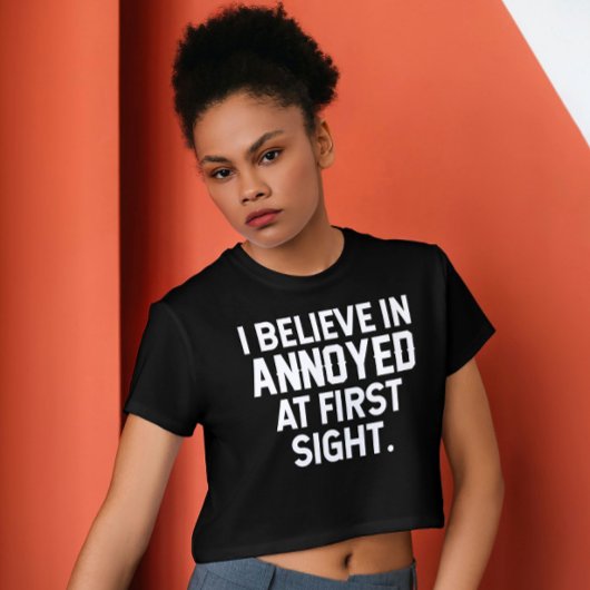 Annoyed Sight T-Shirt: Sofortige Stimmung T-Shirt