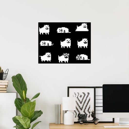Annoying Dog Undertale HQ Poster (Heimbüro)