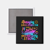 Annoying Each Other For 14 Years Wedding Anniversa Magnet (Vorderseite/Rückseite)