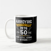 Annoying Each Other Since 1976 Couple Wedding Anni Kaffeetasse (Links)