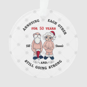 Annoying einander für 50 Jahre Weihnachtsnamen Ornament