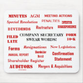 Annoying Funny Company Kraftausdrücke Mousepad (Vorne)