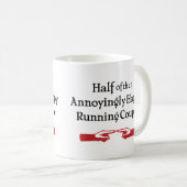 Annoying Running Couple Kaffeetasse (VorderseiteRechts)