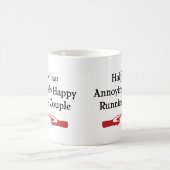 Annoying Running Couple Kaffeetasse (Mittel)