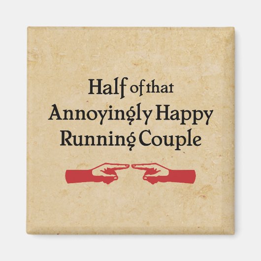 Annoying Running Couple Magnet (Vorne)