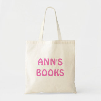 ANN'S BÜCHER in Rosa auf der Tote Tasche anpassbar