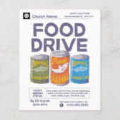 Annual Church Fundraiser Food Drive Flyer (Vorne)