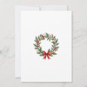 Annual Corporate Employees Christmas Party Einladung (Rückseite)