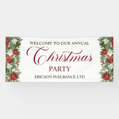 Annual Corporate Employees Christmas Party Welcome Banner (Horizontal)