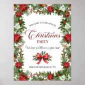 Annual Corporate Employees Christmas Party Welcome Poster (Vorne)