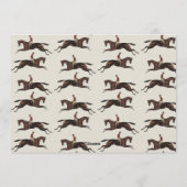 Annual Derby Party Race Horse Equestrian Racing Einladung (Rückseite)