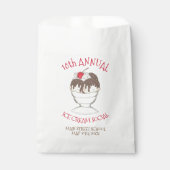 Annual Ice Cream Social Event Hot Fudge Sundae Geschenktütchen (Vorderseite)