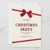 Annual Office Christmas Party Invitation Einladung (Vorderseite)