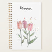 Annual Planner Tulips Watercolor Planer (Vorderseite)