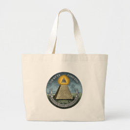 Annuit Coeptis - das All-Seeing-Auge Jumbo Stoffbeutel