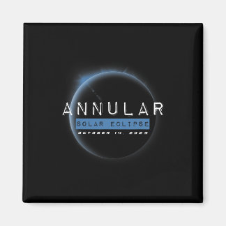 Annular Solar Eclipse Oktober Astronomie Liebhaber Magnet
