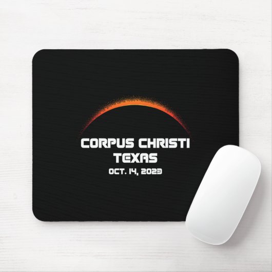 Annular Solar Eclipse S Corpus Christi Fall Mousepad (Mit Mouse)