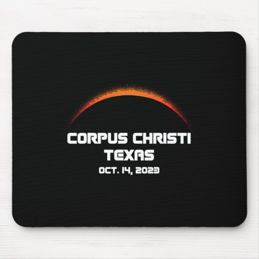 Annular Solar Eclipse S Corpus Christi Fall Mousepad (Vorne)