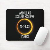 Annular Solar Eclipse T - Idaho Mousepad (Mit Mouse)