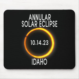 Annular Solar Eclipse T - Idaho Mousepad