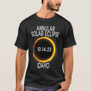 Annular Solar Eclipse T - Idaho T-Shirt