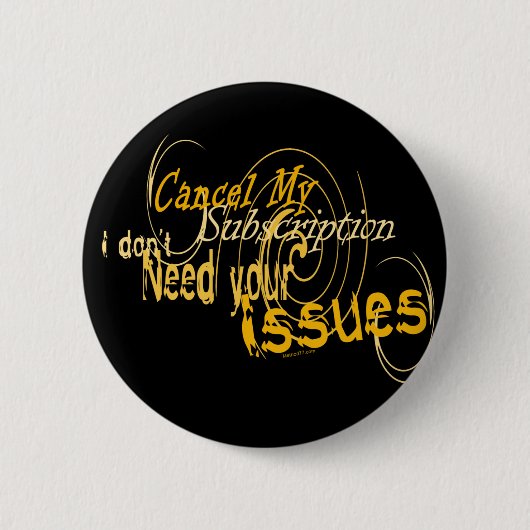 Annullieren Sie Subskriptions-Knopf Button (Vorderseite)