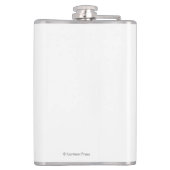 Annulliertes Floss-Flugzeug-förderndes Plakat Flachmann (Rückseite)