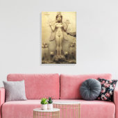 ANNUNAKI LEINWAND DMT SPIRITUAL GRAFFITI enlienki (Insitu (Wohnzimmer))