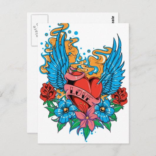 Annunaki Liebe Postcard Postkarte (Vorne/Hinten)