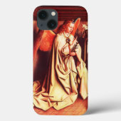 ANNUNCIATION ANGEL Archangel Gabriel, Jan Van Eyck Case-Mate iPhone Hülle (Rückseite)