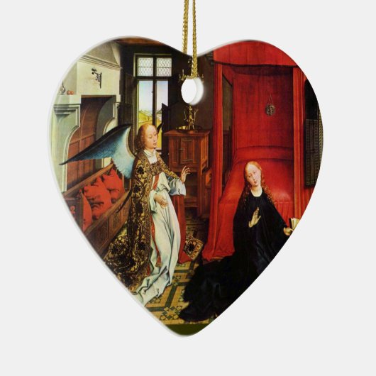 ANNUNCIATION ANGEL Archangel Gabriel ,Jungfrau, He Keramikornament (Rechts)