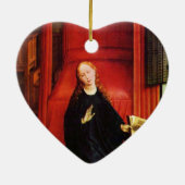 ANNUNCIATION ANGEL Archangel Gabriel ,Jungfrau, He Keramikornament (Hinten)