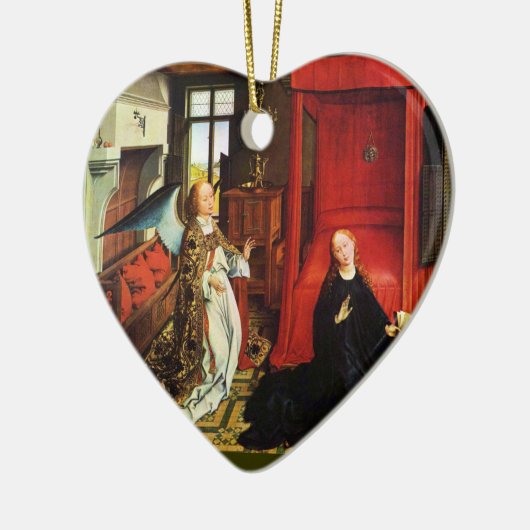 ANNUNCIATION ANGEL Archangel Gabriel ,Jungfrau, He Keramikornament (Links)