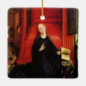 ANNUNCIATION ANGEL Archangel Gabriel und Jungfrau Keramikornament (Rückseite)