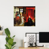 ANNUNCIATION ANGEL Archangel Gabriel und Jungfrau Poster (Heimbüro)