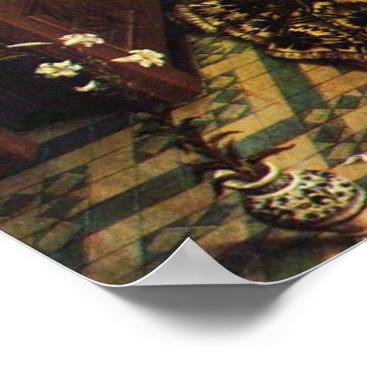 ANNUNCIATION ANGEL Archangel Gabriel und Jungfrau Poster (Ecke)