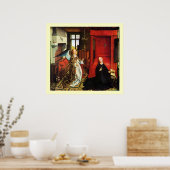 ANNUNCIATION ANGEL Archangel Gabriel und Jungfrau Poster (Küche)