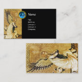 ANNUNCIATION ANGEL MONOGRAM, Gold der Blauen Saphi Visitenkarte (Vorne/Hinten)