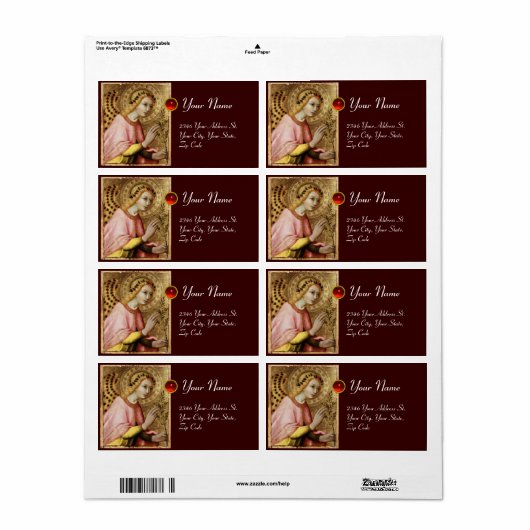 ANNUNCIATION ANGEL, Red Ruby (Vorne)