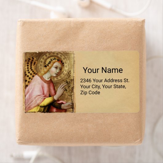 ANNUNCIATION ANGEL von Simone Martini Parchment (Insitu)