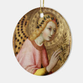 ANNUNCIATION ANGELS Magie der Weihnachtszeit Keramik Ornament (Links)