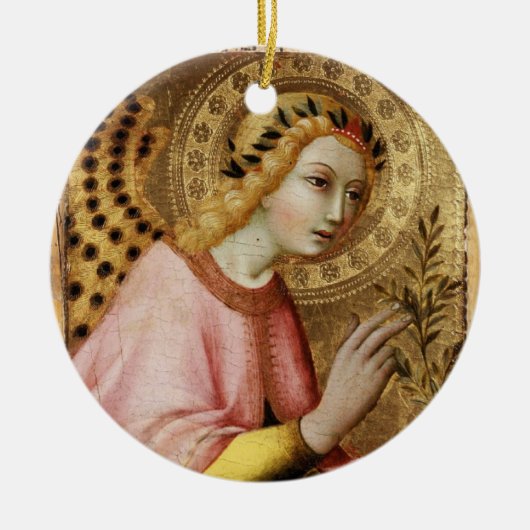 ANNUNCIATION ANGELS Magie der Weihnachtszeit Keramik Ornament (Vorne)