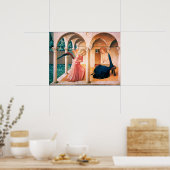 ANNUNCIATION by Fra Beato Angelico Poster (Küche)