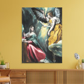 Annunciation El Greco Leinwanddruck (Insitu (Wohnzimmer))