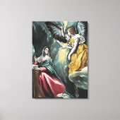 Annunciation El Greco Leinwanddruck (Vorderseite)