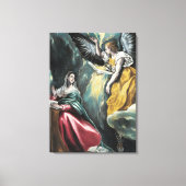 Annunciation El Greco Leinwanddruck (Vorderseite)