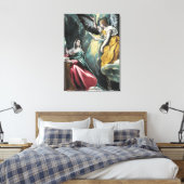 Annunciation El Greco Leinwanddruck (Insitu (Schlafzimmer))
