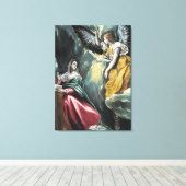 Annunciation El Greco Leinwanddruck (Insitu (Holzboden))