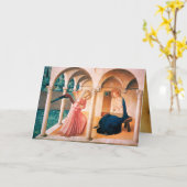 ANNUNCIATION Fra Beato Angelico Alter irischer Seg Karte (Gelbe Blume)