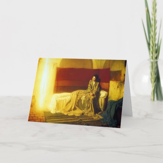 Annunciation - H.O. Tanner Karte (Vorderseite)